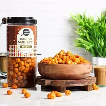 Urban Platter жареный соевый чаап Махана, 125г (Идеальный вечерний перекус, Без холестерина, здоровые закуски, Источник белка, Без трансжиров)