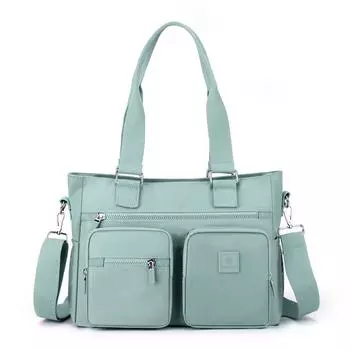 Городская простая и вместительная модная сумка-мессенджер через плечо, повседневная женская сумка светло-фиолетовый