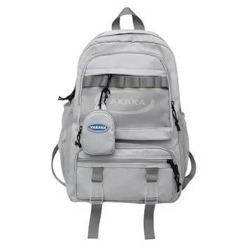 Urban Style Letter Backpack With Large Capacity For Campus And Everyday Carry