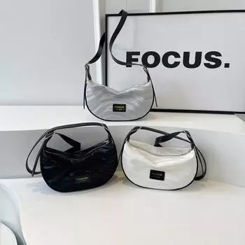 Urban Texture Niche Bag Women s Bag New Casual Crossbody Bag Fashionable Simple One-shoulder Dumpling Bag Trendy