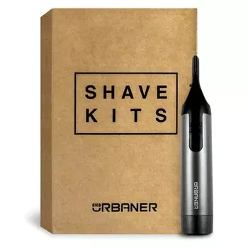 URBANER Бритва для лица Бритва для волос Бритва для бровей Электрическая бритва для бровей Резак для бровей Триммер для бровей Водонепроницаемый Моющийся Брови Руки Руки Лицо серый