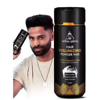 UrbanGabru Пудра для придания объема волосам сильная фиксация | Матовый финиш | 100% натуральный и безопасный порошок для укладки волос (5 г (Пакет из 1)) 5 g (Pack of 1)
