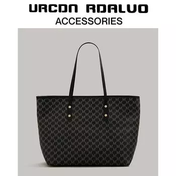 Urcdn Rdalvo Texture Casual One Shoulder Underarm Bag Black