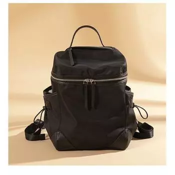 Ureon Rfnivd Oxford Cloth Casual Backpack Black