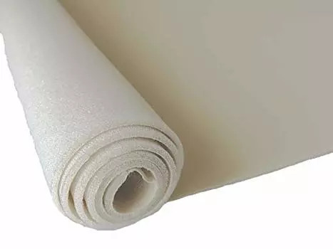 Уретановая губчатая эластичная тонкая ткань 100 x 42 см для поделок и творчества [антибактериальная] (Серовато-бежевый)