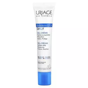 Uriage, Bariderm-CICA, ежедневный гель-крем, для чувствительной кожи, без отдушек, 1,35 жидк.. 40мл(унция)