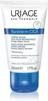 Uriage Bariderm Cica Insulating Repairing Hand Cream protective and repairing hand cream TU прозрачный