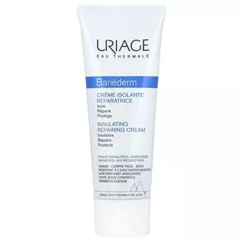Uriage, Barrierderm, восстанавливающий крем с защитным эффектом, без отдушек, 75 мл (2,5 жидких унции)