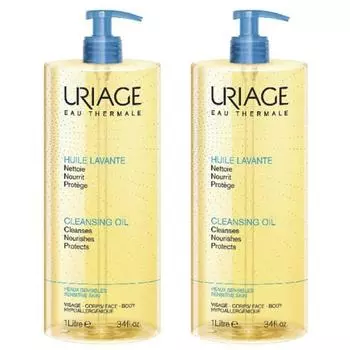 Uriage Очищающее масло, 1 л, 2 шт.