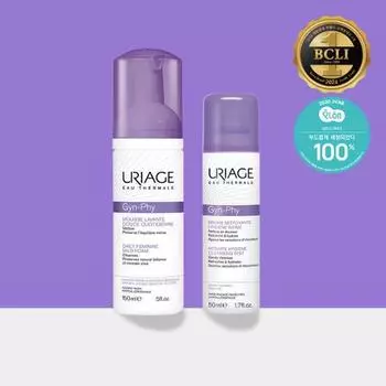 Uriage Dermal Mild Foam 150 мл + Dermal Mist 50 мл, корейские женские продукты Foam 150ml + mist plan