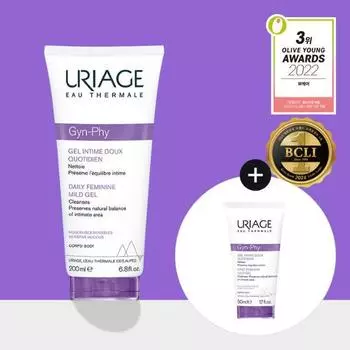 Uriage Dermal Mild Gel 200мл специальный (+ 50 мл геля Dermal Mild в подарок),Корейские женские товары 200ml (+ 50ml gift plan)