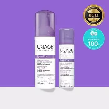Uriage Дермальная мягкая пена 150 мл + Дермальный спрей 50 мл Foam 150ml+Mist