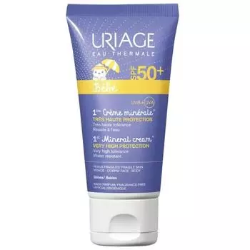 Uriage Детский минеральный крем SPF50+ 50мл