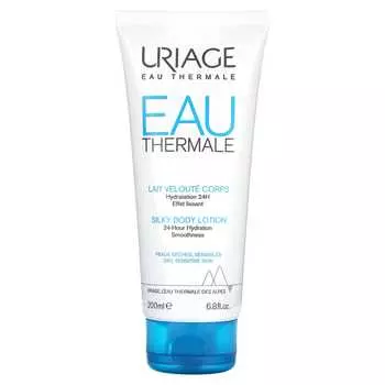 Uriage, EAU Thermal, шелковистый лосьон для тела, для сухой и чувствительной кожи, 6,8 жидких унций (200 мл)