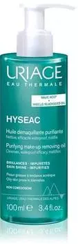 Uriage Hysac Purifying Oil очищающее масло для жирной кожи, склонной к акне. TU прозрачный