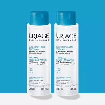 Uriage Мицеллярная очищающая вода Double Special (250мл + 250мл)