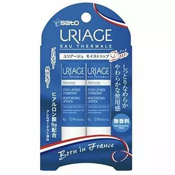 URIAGE Moist Lip Cream DUO Unscented 4g x 2