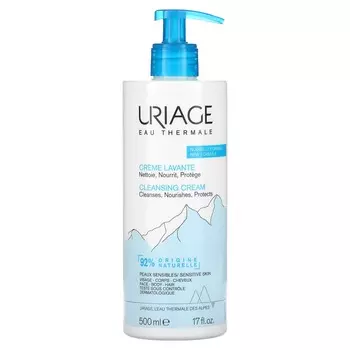 Uriage, очищающий крем, 17 жидких унций (500 мл)