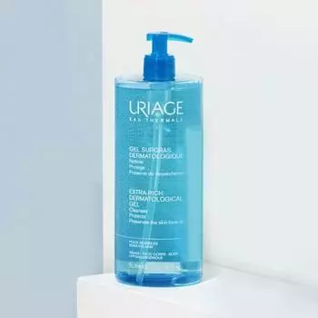 Uriage Surgras Очищающий гель для тела 1л