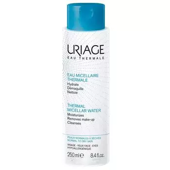 URIAGE Thermal Cleansing Water Dry URIAGE Sato Pharmaceutical Type W No Face Wash Needed Liquid Transparent (For Skin) Makeup Remover Wipe-off