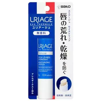 URIAGE URIAGE Moist Strip Увлажняющий бальзам для губ URIAGE Sato Pharmaceutical 4 г Fragrance Free Гипоаллергенный/Высокоаллергенный (х 1)