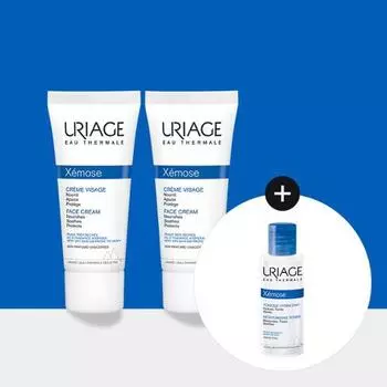 Uriage Xemose Creme Special (40ml+40ml+Hair Removal Toner 50ml free)