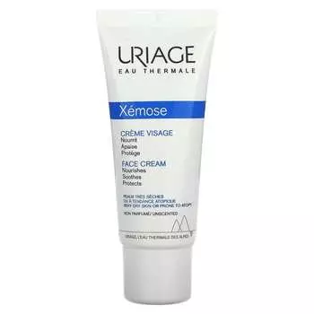Uriage, Xemose, крем для лица, без запаха, 1,35 жидких унций (40 мл)