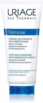Uriage Xmose Anti-Irritation Lipid-Replenishing Cream успокаивающий липидовосполняющий крем для очень сухой и атопичной кожи. TU прозрачный