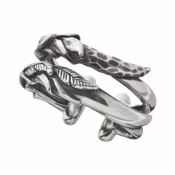 Uriel W Ring Ear Cuff Серебряные аксессуары Брендовые ювелирные изделия Серебряные поддельные серьги Серьги-каффы 925 [Artemis Classic] ac-ace0145 Мужские Женские