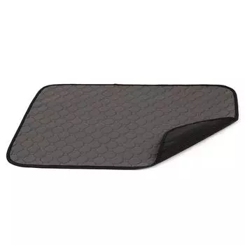 Коврик для мочи водонепроницаемый впитывающий мочу обучающий коврик подгузник для собак моющийся для домашних животных S серый