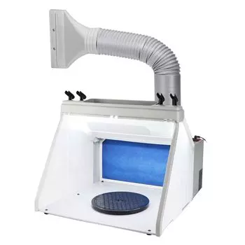 urlife Paint Booth LED может быть только 2 селектора режимов поддон для хранения держатель аэрографа компактный распылитель выхлопной канал 1 сменный фильтр в комплекте подсветка, переключатель,