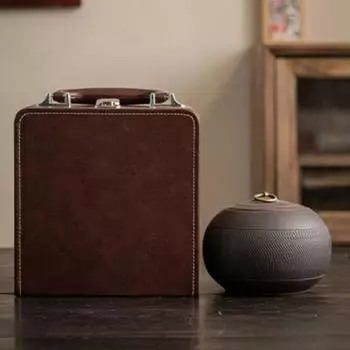 Урна для домашних животных Фиолетовая керамика Кошка Собака Гробы Похороны Мемориал Животное Щенок Похороны Коробка Большие размеры Товары для домашних животных Мемориалы Аксессуары