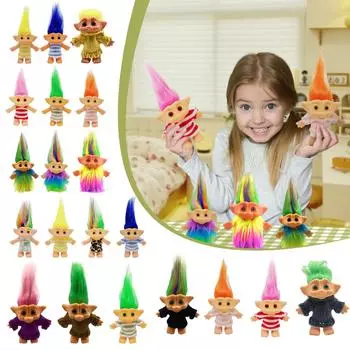 Уродливая гигантская модель куклы, родившаяся в 80-х годах, ностальгическая юбка высотой 10 см, одежда, свитер, игрушечная кукла-тролль One Size