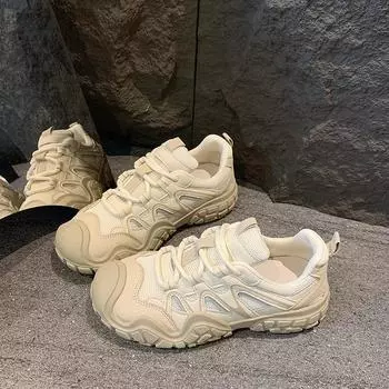 Уродливые и милые большие головы Dopamine цветные папины туфли женские летние новые сетчатые дышащие легкие повседневные кроссовки 35