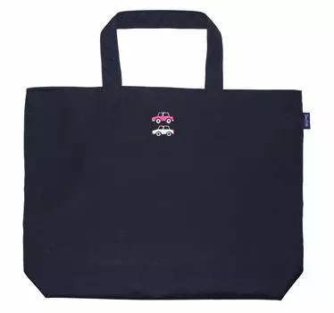 Урок Сумка Машина [Улыбка] (Несминаемый, легко чистящийся материал) тёмно-синий