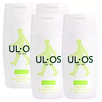 UROOS Универсальное молочко для кожи для мужчин, 200 мл, 4 шт.