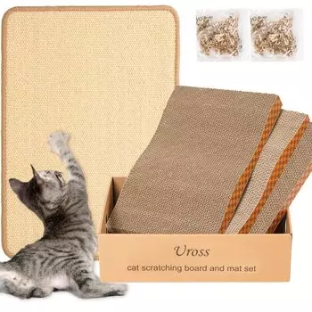 Uross Cat Nail 4 можно использовать как для Cat Nail Cat Scraping Cat Nail Cat Nail Cat Easy to 41 x 30 x 10 см Точилка, Картон, Детали, Стороны,