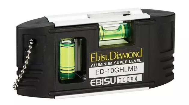 Уровень Ebisu с суперсильным магнитом черный G-Handy ED-10GHLMB