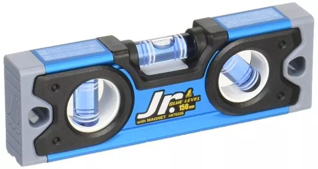 Уровень Shinwa Sokutei Blue JR 150 мм с магнитом 76336 синий