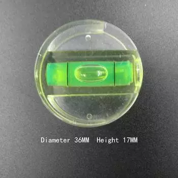 Уровневые колбы Круглая Рама Квадратный Горизонтальный Пузырьковый Угломер для Трехнаправленного Уровня Линейка