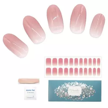 Ururila Gel Nail Seal Nail Sticker Hardening Type Just Stick Self Nail Pink Ururila Dull Pink x (006. чистый)