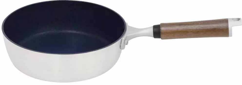 Urushiyama Metal Industry Frying Deep Made in For Gas Fire Fuuga Pan, Pan, 20cm, Japan, Only, FUG-D20 серебряный