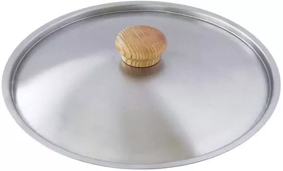 Urushiyama Metal Industry Frying Pan Made of Stainless Stylish Wood Knob that Can Also Be Used on Iron Frying Made in Frying Pan Stainless Steel