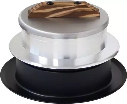 Urushiyama Metal Industry Rice Воспроизводит вкус нового Кастрюля ручной работы, изготовленная квалифицированными специалистами Изготовлена из литого металла Для газового огня Изготовлена в Совместима с датчиком Si серебряный