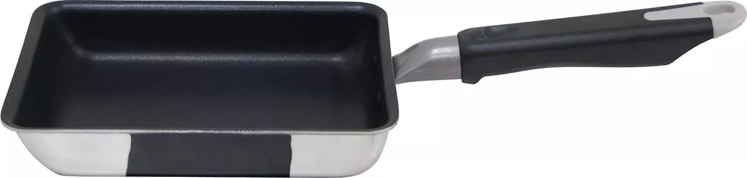 Urushiyama Metal Industry Средняя сковорода тамагояки Теплопроводная для приготовления без газа и индукции Тефлоновое платиновое покрытие Сделано в SG Сковорода для ИНДУКЦИОННОЙ плиты, Предварительный нагрев,