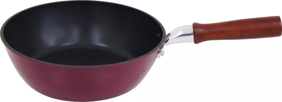 Urushiyama Metal Industry Жарка глубокая Теплопроводность и даже Вкус Тефлоновая платина Для использования с газом Изготовлено из алюминия вручную опытными специалистами PFOA