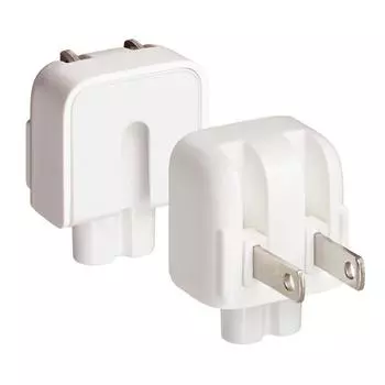 Us AC Power Wall Plug Duck Head для Apple Macbook Pro Air Adapter PC Charger белый