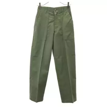 US ARMY 70s DLA Utility Center press Military pants w26 Khaki Men s Used