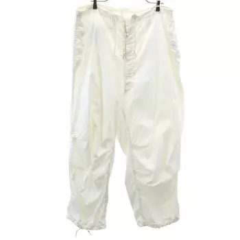US ARMY 90s Old DLA snow camo Military pants M white Ideal Zipper Men s Used