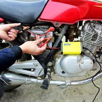US/EU Car Motorcycle Battery Charger LED Display Moto Car Small Battery Charge Device Intelligent Current Voltage Adjustment
